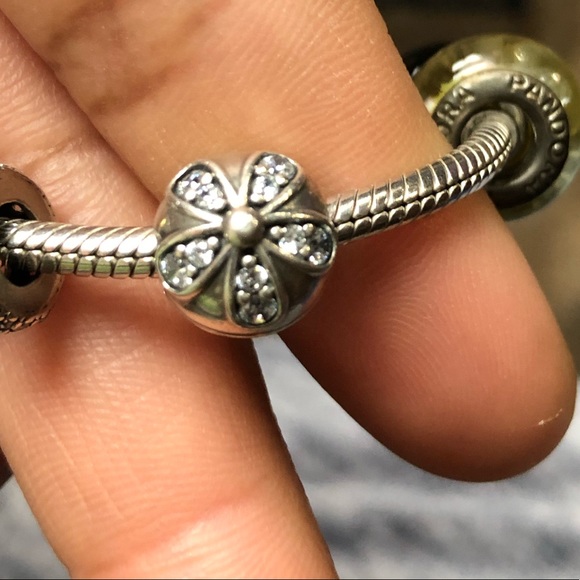 Authentic Pandora Bracelet Jewelry with 17 Charms - Picture 13 of 16